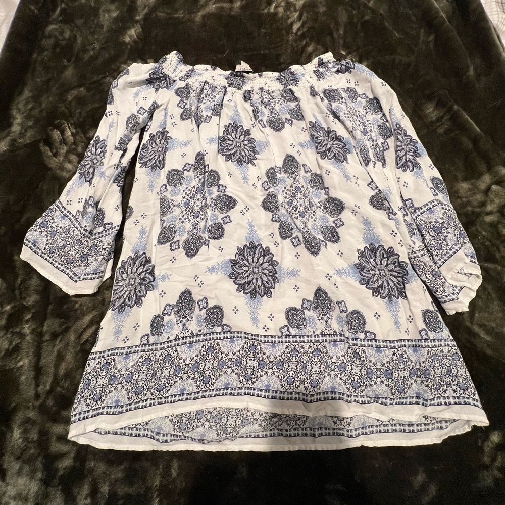 Printed Flowy Dress